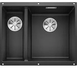 Granitsp&uuml;le BLANCO "SUBLINE 340/160-U", anthrazit, B:55,5cm H:19cm,