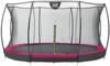 Bodentrampolin EXIT "Silhouette Ground" Trampoline Gr. Ø 366 cm, rosa (schwarz,