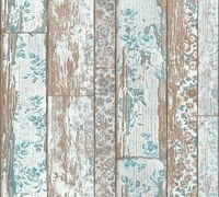 living walls Vliestapete "Neue Bude 2.0" Holz gestreift realistisch leicht