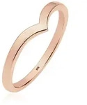 Silberring ELLI "Ring V-Stacking Geo Trend Blogger 925 Sterling Silber" Gr. 54,...