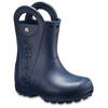 Gummistiefel CROCS "Handle It Rain Boot Kids" Gr. 24, blau (navy) Kinder Schuhe