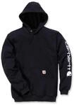 Hoodie CARHARTT "Kaputzensweatshirt", Herren, Gr. S, schwarz, Obermaterial: 70%