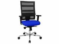 Bürostuhl TOPSTAR "Sitness X-Pander Plus" Stühle schwarz (royalblau, schwarz)