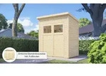 Gartenhaus KONIFERA "Amrum 1", beige (naturbelassen), Fu&szlig;boden im Gartenhaus, ohne