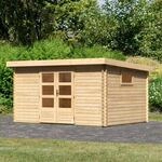 Karibu Gartenhaus "Trittau 5" 40 mm Wandst&auml;rke, mit Fenster