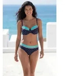 B&uuml;gel-Bikini-Top LASCANA, Damen, Gr. 42, Cup C, bunt (marine, t&uuml;rkis),...