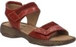 Sandale JOSEF SEIBEL "Debra 19, rot", Damen, Gr. 39, rot (rot, kombi), Obermaterial: