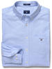Gant Langarmhemd "Regular Fit Oxford Hemd strukturiert langlebig dicker", mit
