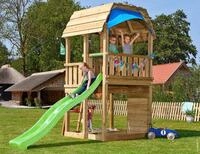 Spielturm JUNGLE GYM "Jungle Barn", beige (natur), Spielt&uuml;rme, KinderB:210cm...