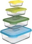 Joseph Joseph Auflaufform "Nest Storage" Glas 4 Stk. tlg. Borosilikatglas, 1 x 2,5