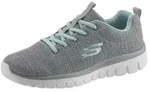 Sneaker SKECHERS "Graceful - Twisted Fortune", Damen, Gr. 40, grau (grau, mint),