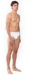 Slip MEY "Noblesse", Herren, Gr. S, wei&szlig;, Feinripp, Obermaterial: 100% Baumwolle,
