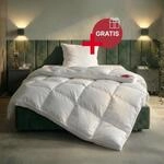 RIBECO Federbettdecke "extra prall 100% Federn, Bettdecke in 135x200 und...