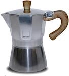 Espressokocher GNALI & ZANI "Venezia", silber (edelstahlfarben), 3, Kaffeemaschinen,