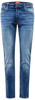 Comfort-fit-Jeans JACK & JONES "MIKE ORIGINAL" Gr. 34, Länge 34, blau (blue, denim,