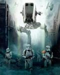 Komar Vliestapete "Digitaldruck Vlies - Star Wars Imperial Forces - Gr&ouml;&szlig;e 200 x 250
