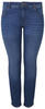 Slim-fit-Jeans TOM TAILOR PLUS Gr. 54, N-Gr, blau (used mid stone blue) Damen...
