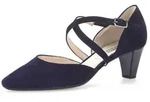 Spangenpumps GABOR "Spangenpumps", Damen, Gr. 38,5, blau, Schuhe Spangenpumps
