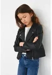 Bikerjacke KIDS ONLY "KONFREYA FAUX LEATHER BIKER OTW NOOS", M&auml;dchen, Gr. 152,