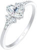 Verlobungsring ELLI "Kristalle Marquise Design 925 Silber" Fingerringe Gr. 52...