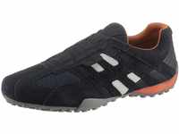 Slip-On Sneaker GEOX "UOMO SNAKE" Gr. 44, blau (dunkel, blau) Herren Schuhe