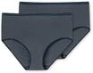 Schiesser Midislip "Modal Essentials" 2er Pack, Glanzgarn-Details, weicher Bund,