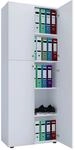 VCM Aktenschrank "B&uuml;roschrank B&uuml;cher Ordner Aktenschrank Lona 5fach" 1 Stk. tlg.