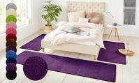 Bettumrandung HANSE HOME "Shashi" Gr. 14, lila, H:8mm, Obermaterial: 100%