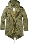Winterjacke BRANDIT "Brandit Herren M51 US Parka", Herren, Gr. L, olive, 73%