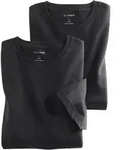 T-Shirt OLYMP "Casual", Herren, Gr. 3XL, schwarz, Obermaterial: 100% Baumwolle,
