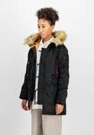 Winterjacke ALPHA INDUSTRIES "N-3B VF 59 Vintage Fit W", Damen, Gr. XS, schwarz,