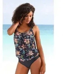 Bikini-Hose LASCANA "Malia", Damen, Gr. 38, N-Gr, grau (anthrazit), Microfaser,
