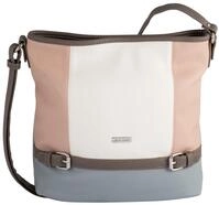 TOM TAILOR Hobo "Juna" aus soft genarbtem ledrigen Material mit gl&auml;nzenden