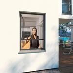 Windhager Insektenschutzplissee "Ultra Flat f&uuml;r Fenster, Fliegengitter ohne...