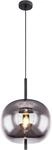 GLOBO LIGHTING H&auml;ngeleuchte "BLACKY", silber (schwarz), &Oslash; 30cm H: 120cm, 1 Stk.,