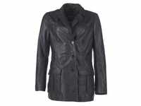 Lederjacke JCC "DI-450" Gr. 42, schwarz (black) Damen Jacken Lederjacken