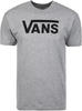 T-Shirt VANS "MN CLASSIC" Gr. XS, schwarz (athletic heather, black) Herren Shirts