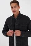 Jeansjacke BLEND "BHNARIL", Herren, Gr. L, blau (denim schwarz), Denim/Jeans,