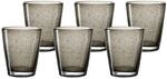 LEONARDO Glas "Trinkgl&auml;ser Burano 330 ml 6er Set grau"