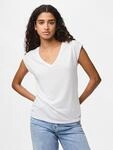 pieces Kurzarmshirt "PCKAMALA TEE NOOS BC" Materialmix, regular fit