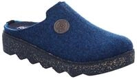 Pantoffel ROHDE "Foggia-D", Damen, Gr. 39, blau (kobaltblau), Filz, Schuhe,