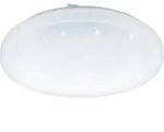 EGLO LED Deckenleuchte "FRANIA-S Deckenlampe, wei&szlig;, Kristalleffekt, geringe