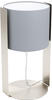 Tischleuchte EGLO "SIPONTO" Lampen Gr. Höhe: 40 cm, grau (nickelfarben, grau)