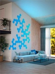 NANOLEAF LED Panel "Hexagons", Energieeffizienz: G (A-G), bunt, &Oslash; 20cm H: 20cm, 9
