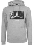 Rundhalspullover MISTERTEE "MisterTee Herren Pray Hoody", Herren, Gr. XXL, grau