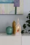 KONSTSMIDE LED Laterne "Weihnachtsdeko" LED-Modul 1 Stk. Warmwei&szlig; LED Kirche, wei&szlig;,
