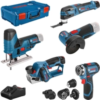 Bosch Professional Elektrowerkzeug-Set Kombi-Set, 10-tlg., Professional 12V
