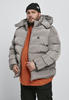 Allwetterjacke URBAN CLASSICS "Urban Classics Herren Hooded Puffer Jacket" Gr. XXL,