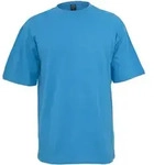 T-Shirt URBAN CLASSICS "Urban Classics Herren Tall Tee", Herren, Gr. 4XL, blau