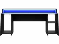 Gaming-Tisch FORTE "Tezaur" Tische Gr. B/H/T: 200 cm x 91,1 cm x 54,3 cm, schwarz